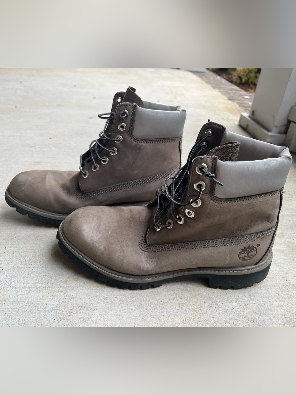 Timberland 6-Inch Premium Waterproof Boot Brown & Reflective US 9 W